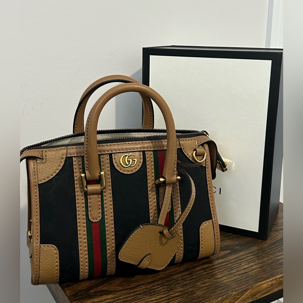Gucci Mini GG Canvas Bauletto - Picture 3 of 15